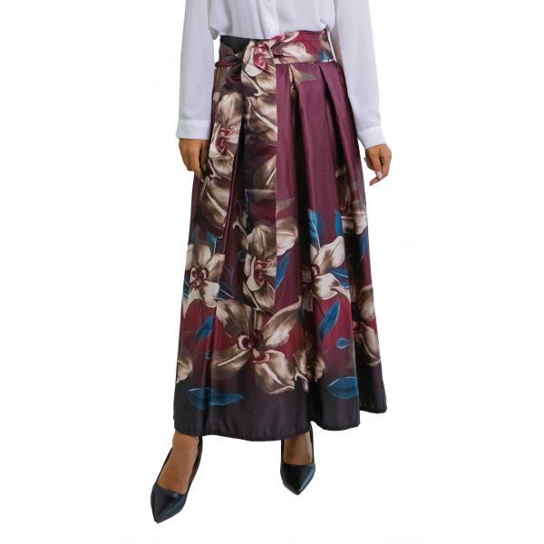 Gonna lunga fantasia con fusciacca 